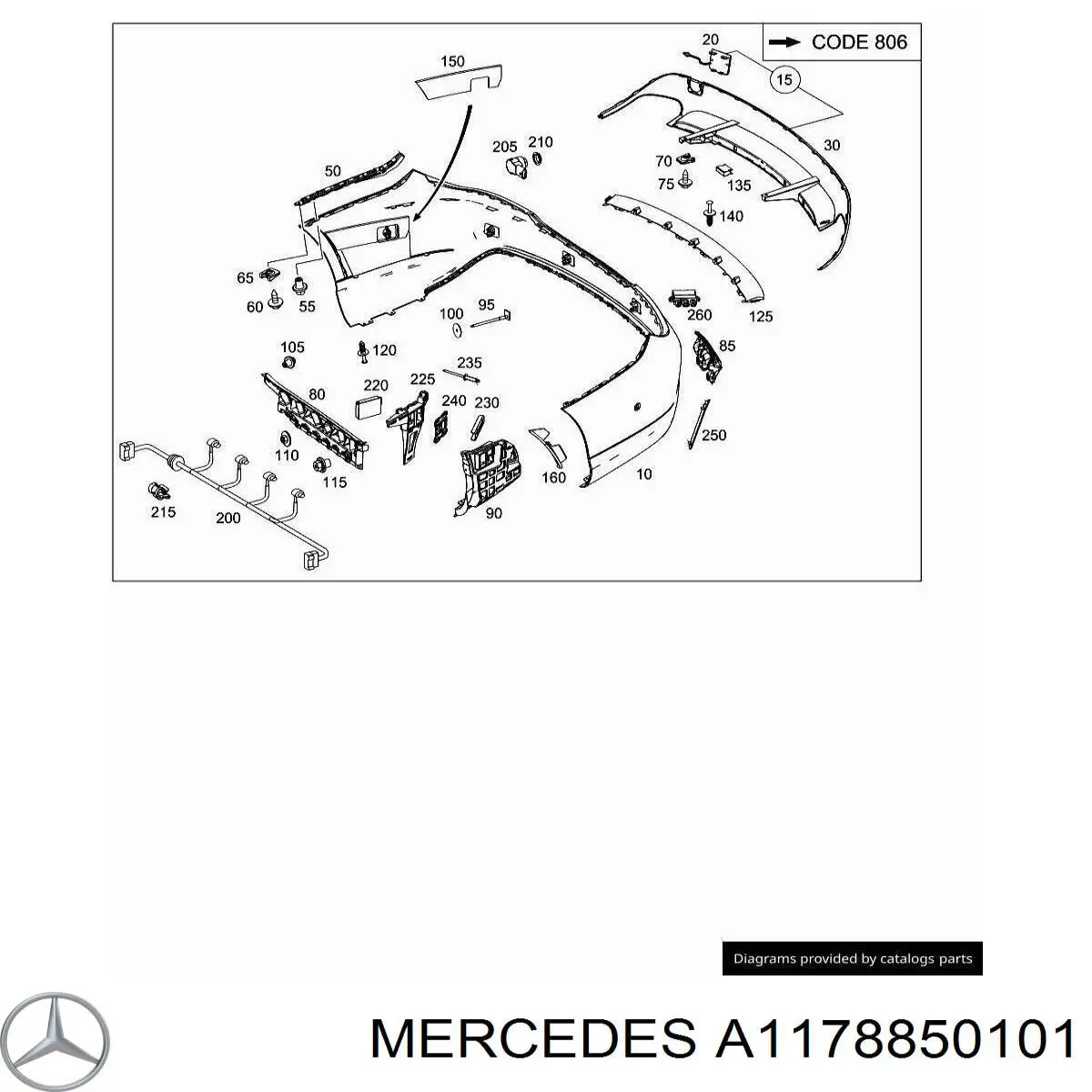 A1178850101 Mercedes 