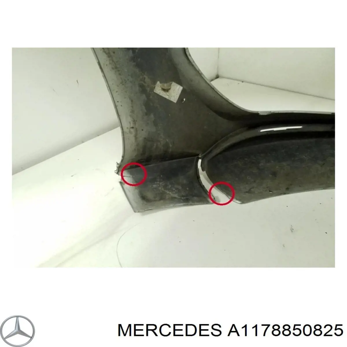 Бампер на авто Mercedes A1178850825 ціна, від 395.07 USD