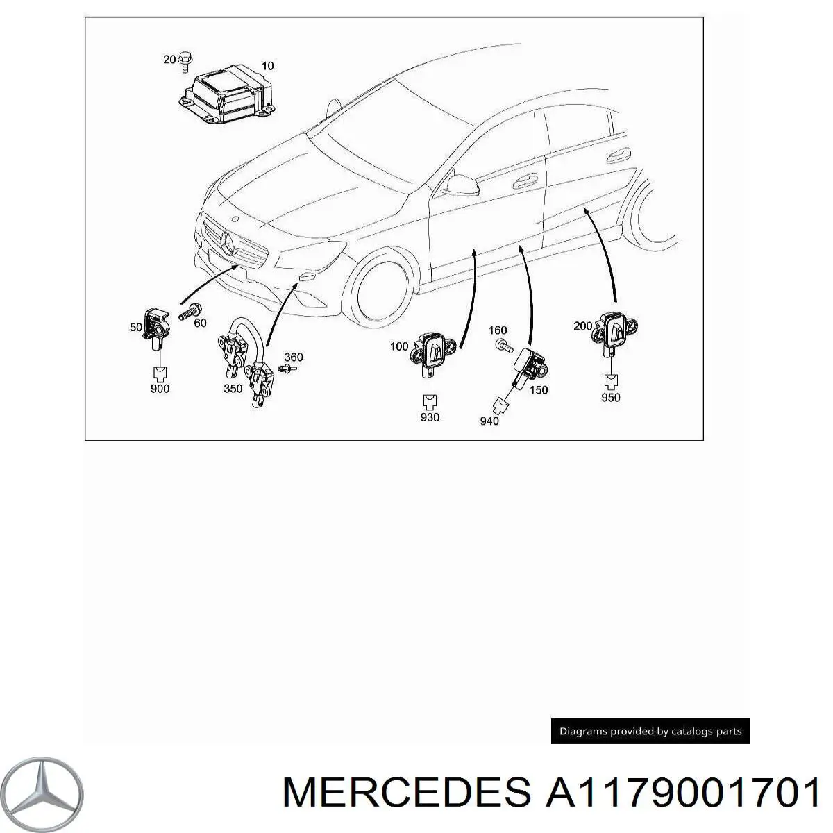  A1179001701 Mercedes