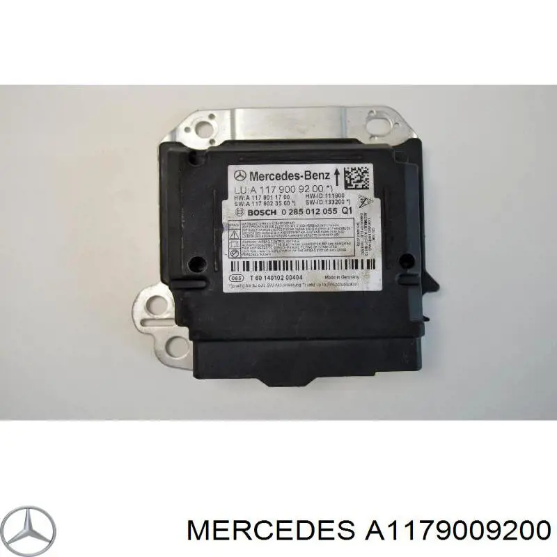 Модуль-процесор керування подушки безпеки Mercedes A1179009200 ціна, від 101.35 USD
