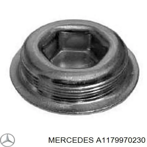 A1179970230 Mercedes заглушка гбц/блоку циліндрів