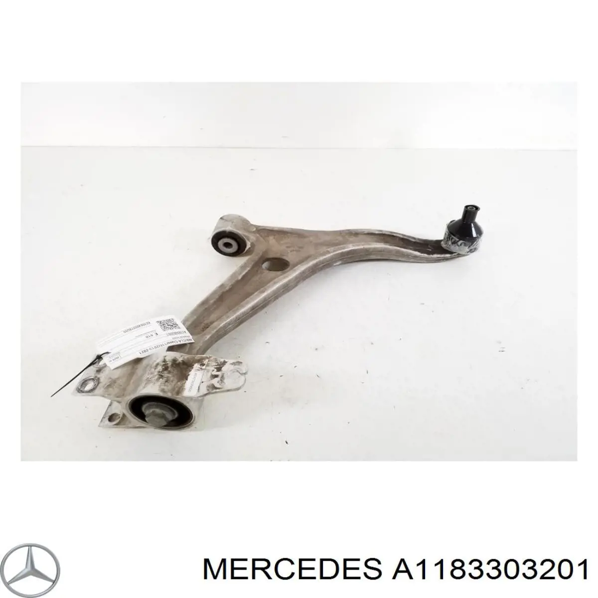 Важіль передньої підвіски нижній, правий A1183303201 Mercedes