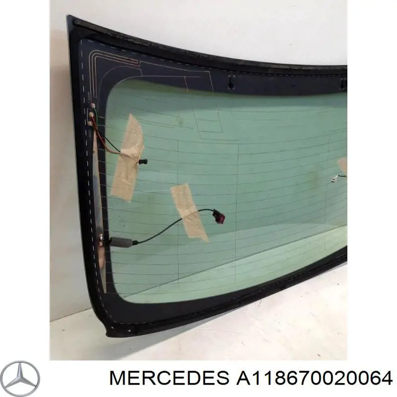 Заднє скло A1186700200 Mercedes