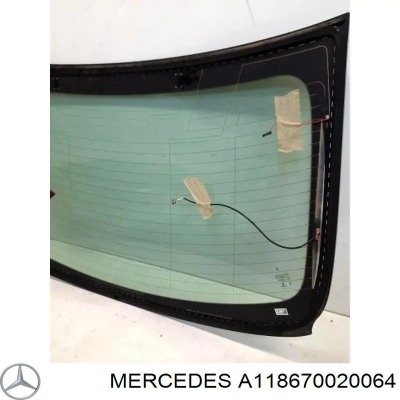 Купити A1186700200 Mercedes Скло заднє