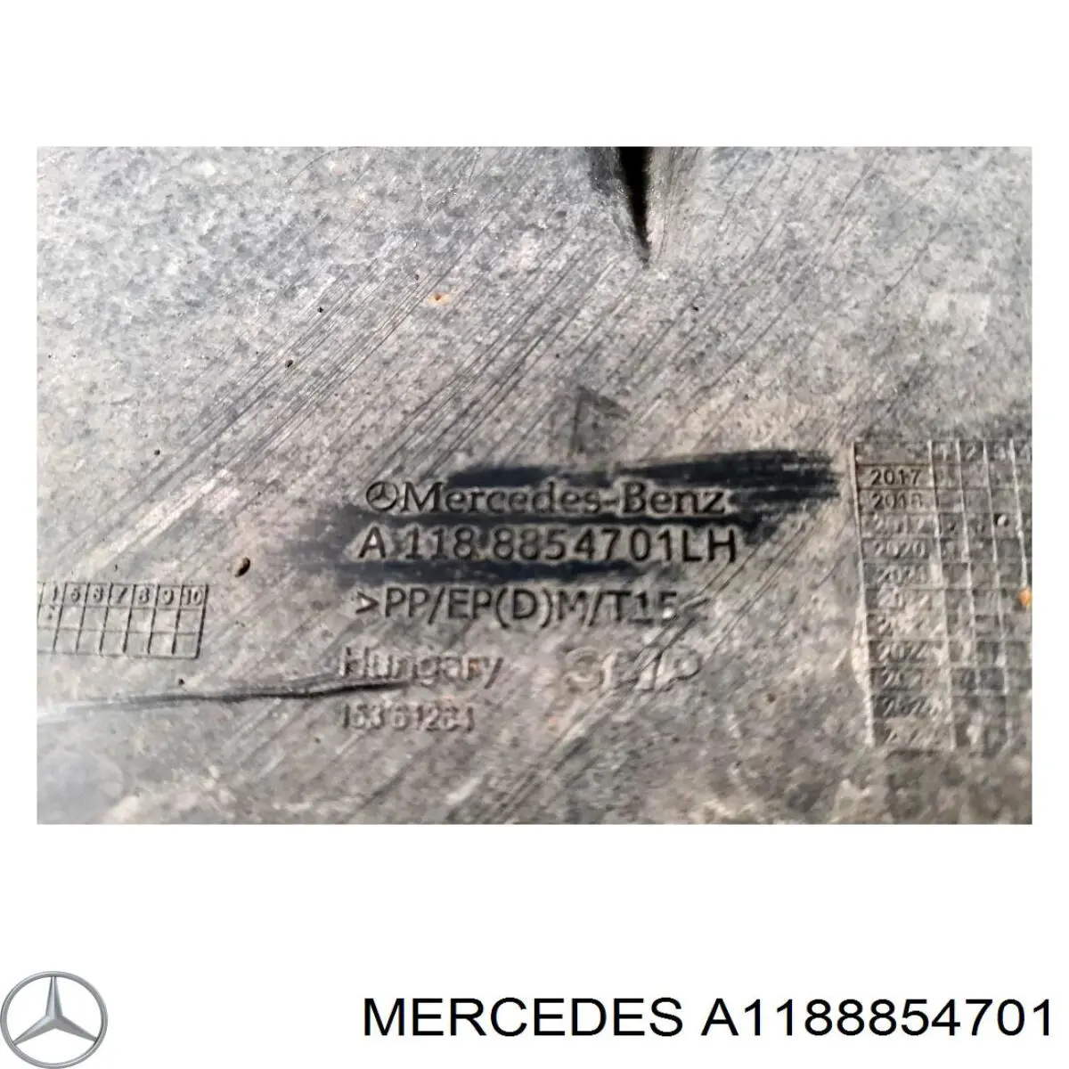  Mercedes A1188854701 ціна, від 25.33 USD