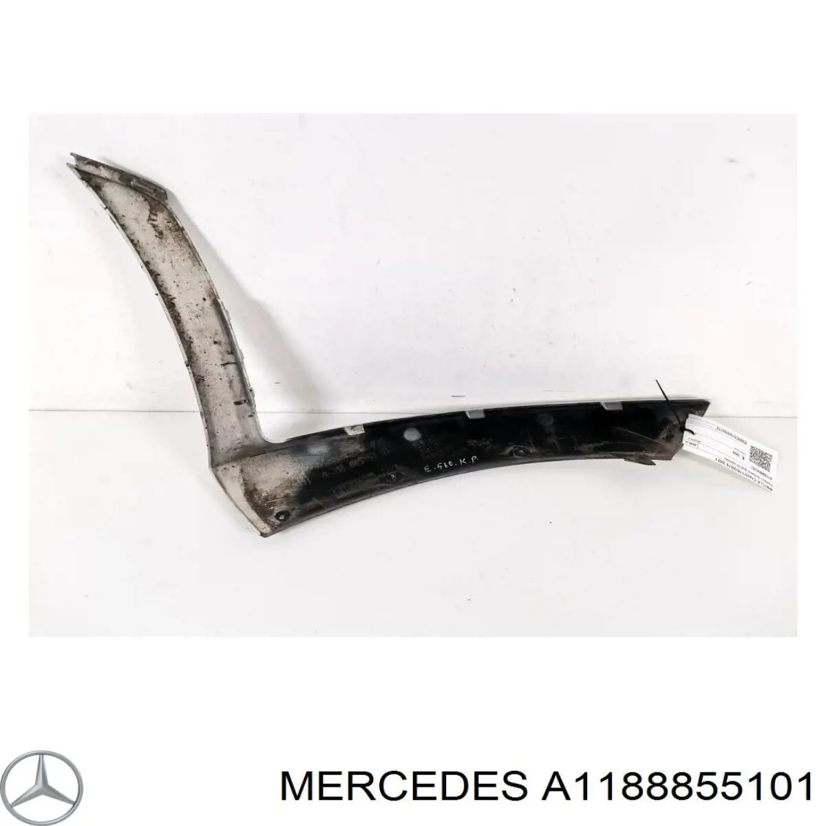 Купити A1188855101 Mercedes Молдинг переднього бампера, лівий