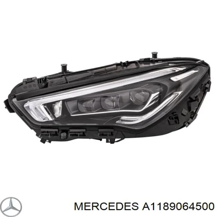 Фара ліва передня Mercedes A1189064500 ціна, від 1254.20 USD