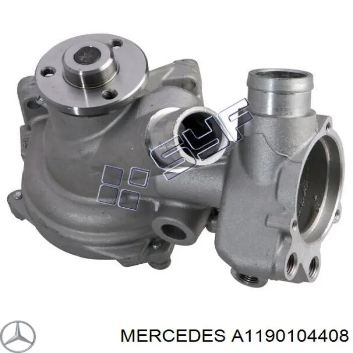 Комплект прокладок двигуна, нижній Mercedes A1190104408