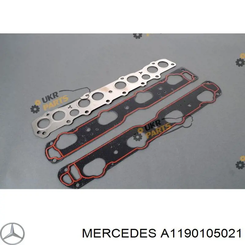 1190108220 Mercedes комплект прокладок двигуна, верхній