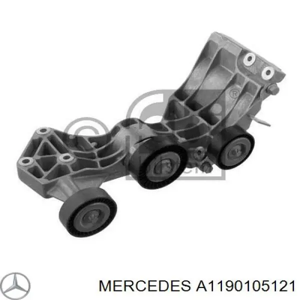 1190105121 Mercedes комплект прокладок двигуна, верхній