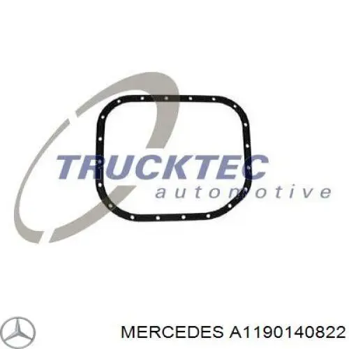 Прокладка піддону картера двигуна, нижня на Mercedes S-Class (W126)