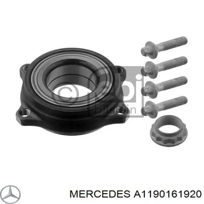 Прокладка головки блока циліндрів (ГБЦ), права A1190161920 Mercedes