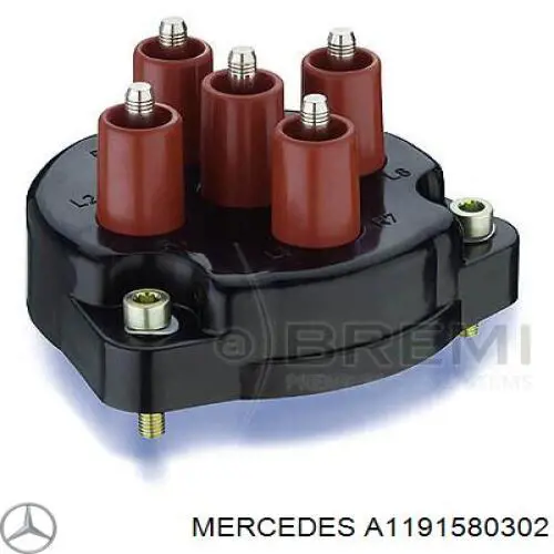 Кришка розподільника запалювання/трамблера Mercedes A1191580302 ціна, від 71.74 USD