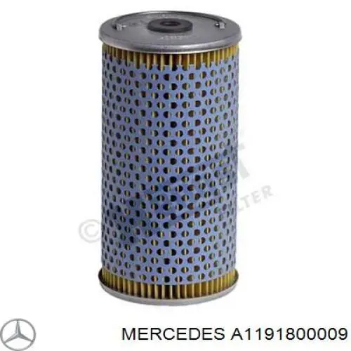 A1191800009 Mercedes фільтр масляний