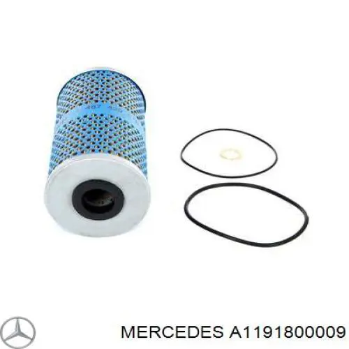 Купити A1191800009 Mercedes Фільтр очищення масла відцентровий