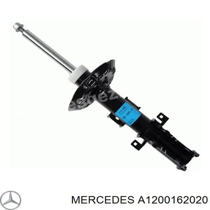 Прокладка головки блока циліндрів (ГБЦ), права Mercedes A1200162020