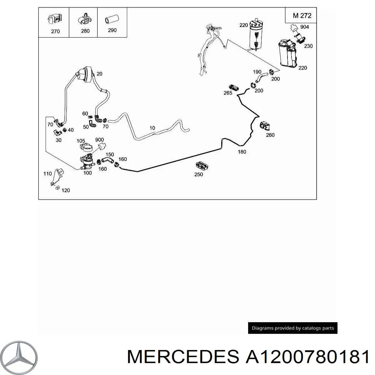 A1200780181 Mercedes 