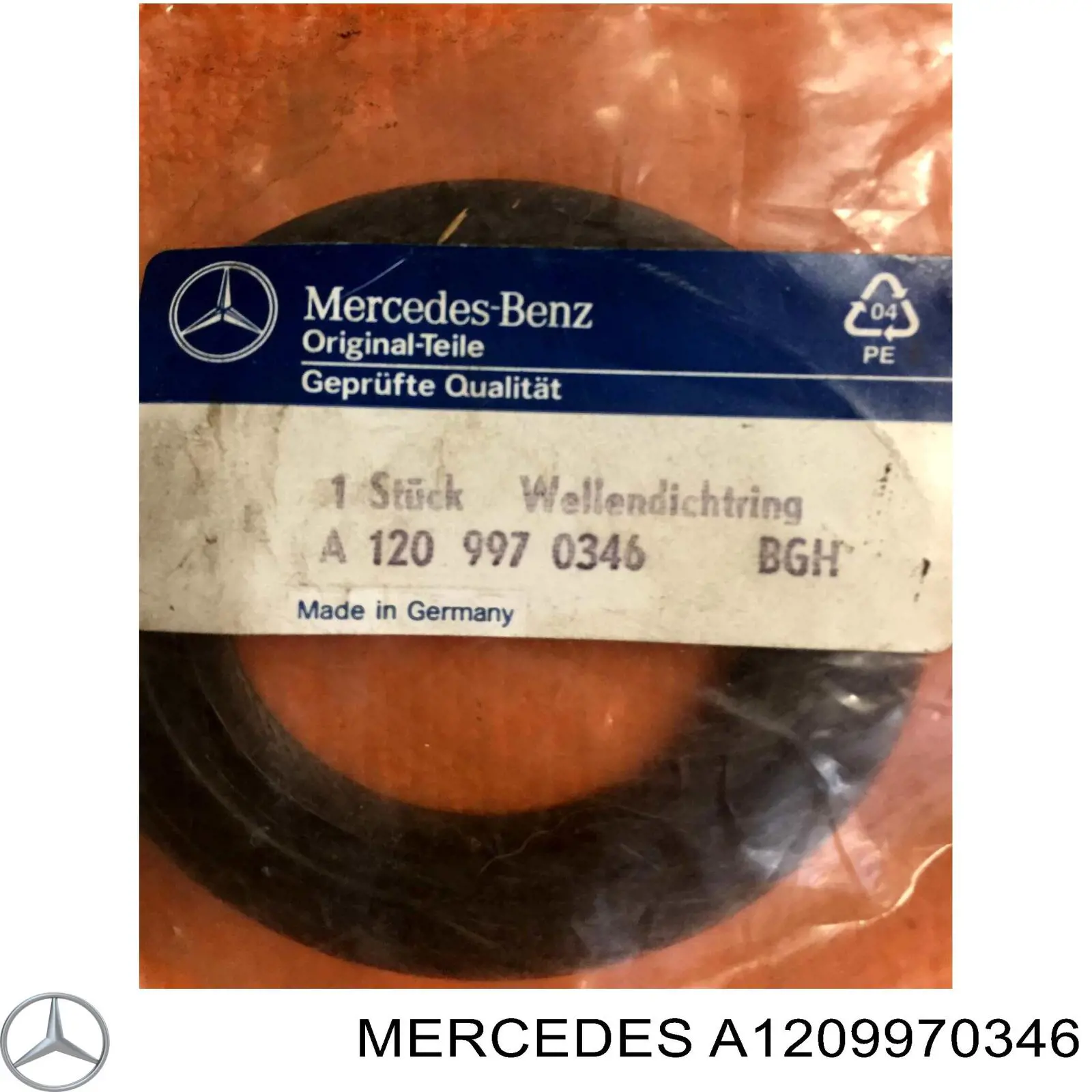 Сальник коленвала двигуна, передній Mercedes A1209970346 ціна, від 6.94 USD