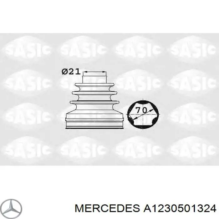 Купити A1230501324 Mercedes Направляюча клапана, випускного