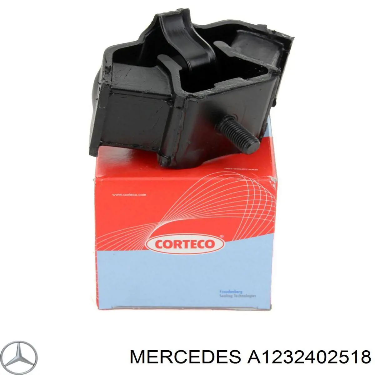 Подушка (опора) двигуна, задня A1232402518 Mercedes