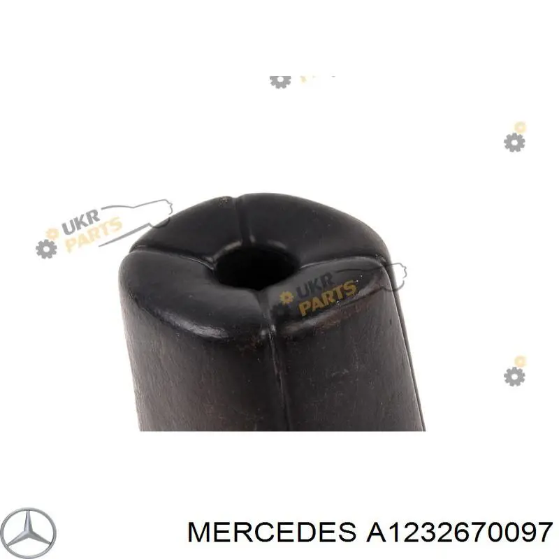 A1232670097 Mercedes чохол на важіль перемикання