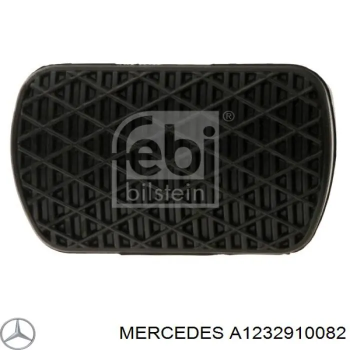 A1232910082 Mercedes накладка педалі гальма