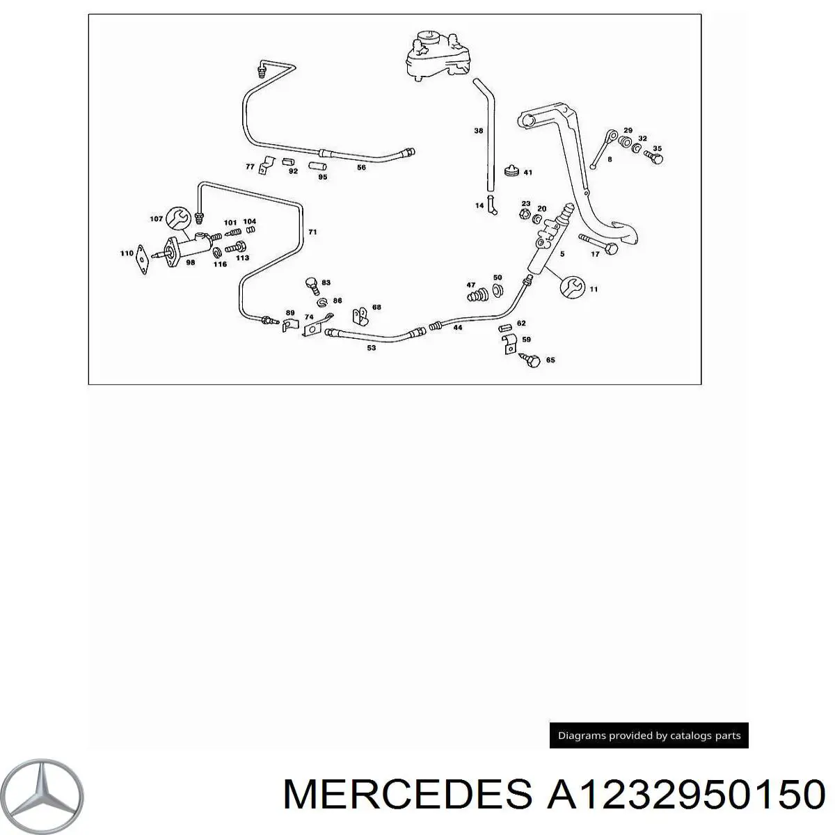 Купити A1232950150 Mercedes 