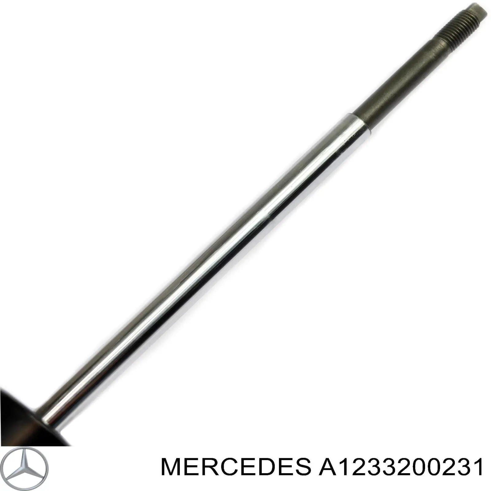 Купити A1233200231 Mercedes Стійка амортизатора задня