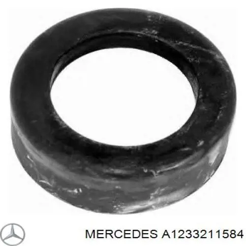Купити A1233211584 Mercedes Проставка (гумове кільце) пружини передньої, верхня