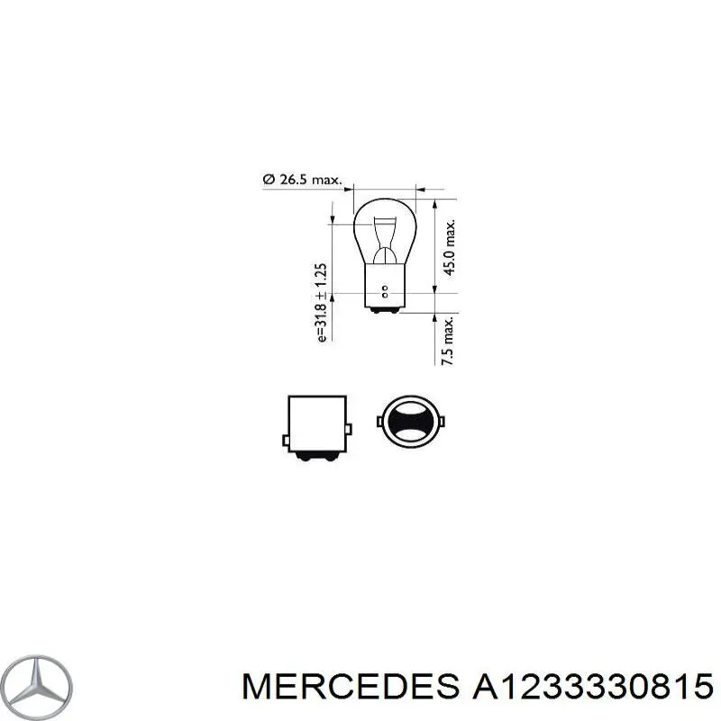 Сайлентблок переднього важеля A1233330815 Mercedes