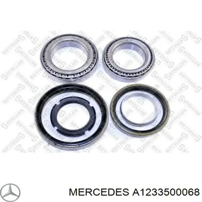 Підшипник маточини задньої Mercedes A1233500068 ціна, від 19.80 USD