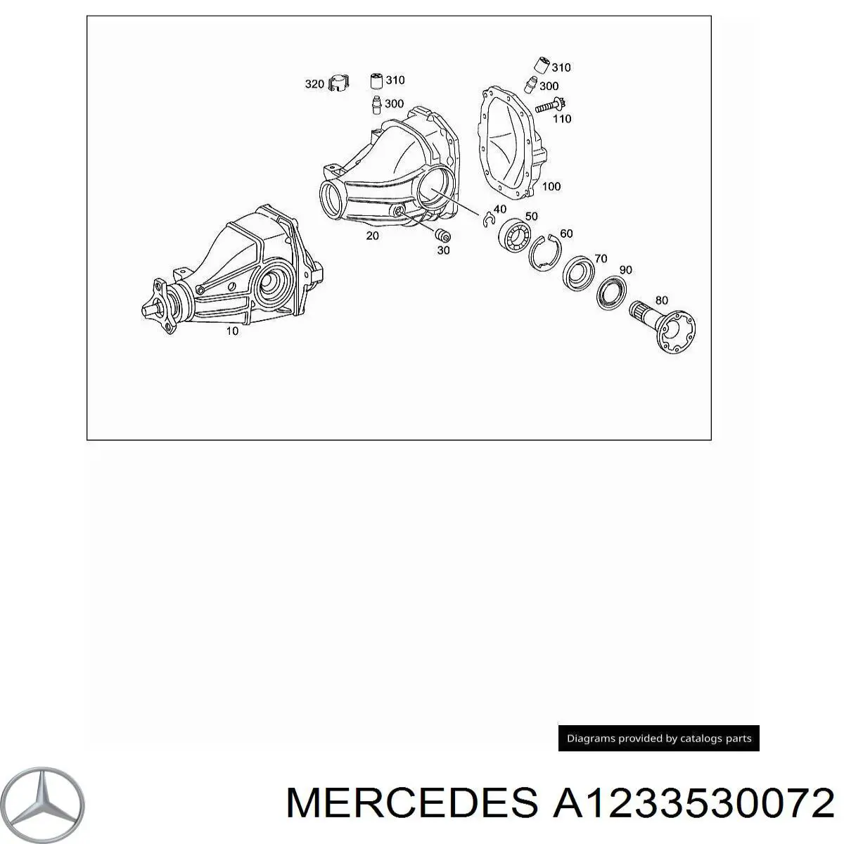 Гайка маточини задньої Mercedes A1233530072 ціна, від 3.21 USD