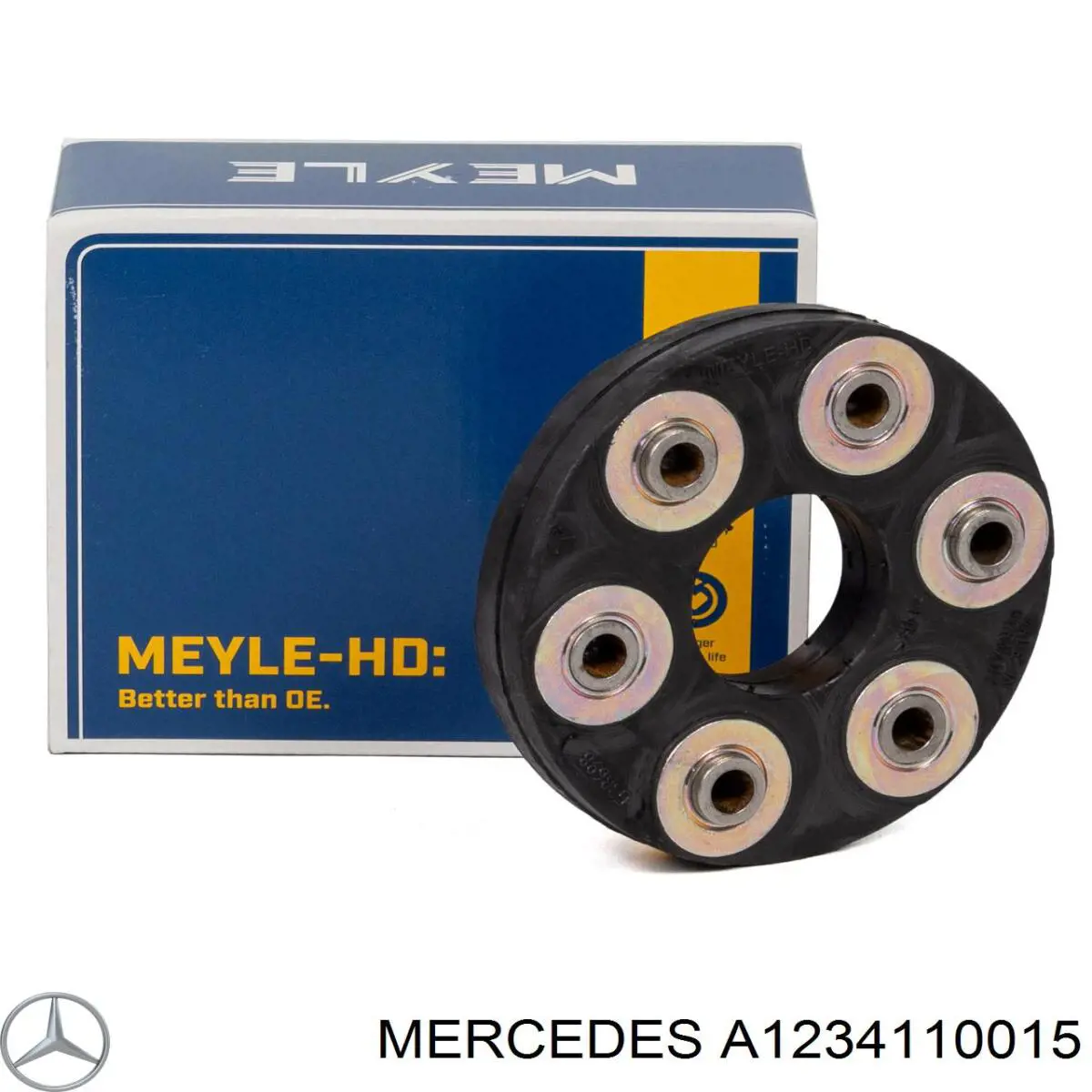 A1234110015 Mercedes муфта кардана еластична, перед./зад.