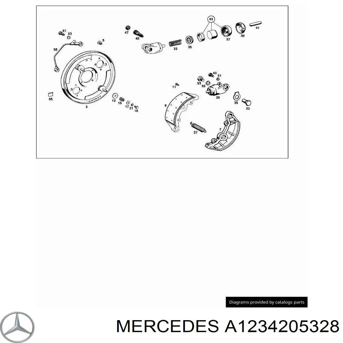 Шланг гальмівний передній Mercedes A1234205328 ціна, від 8.23 USD