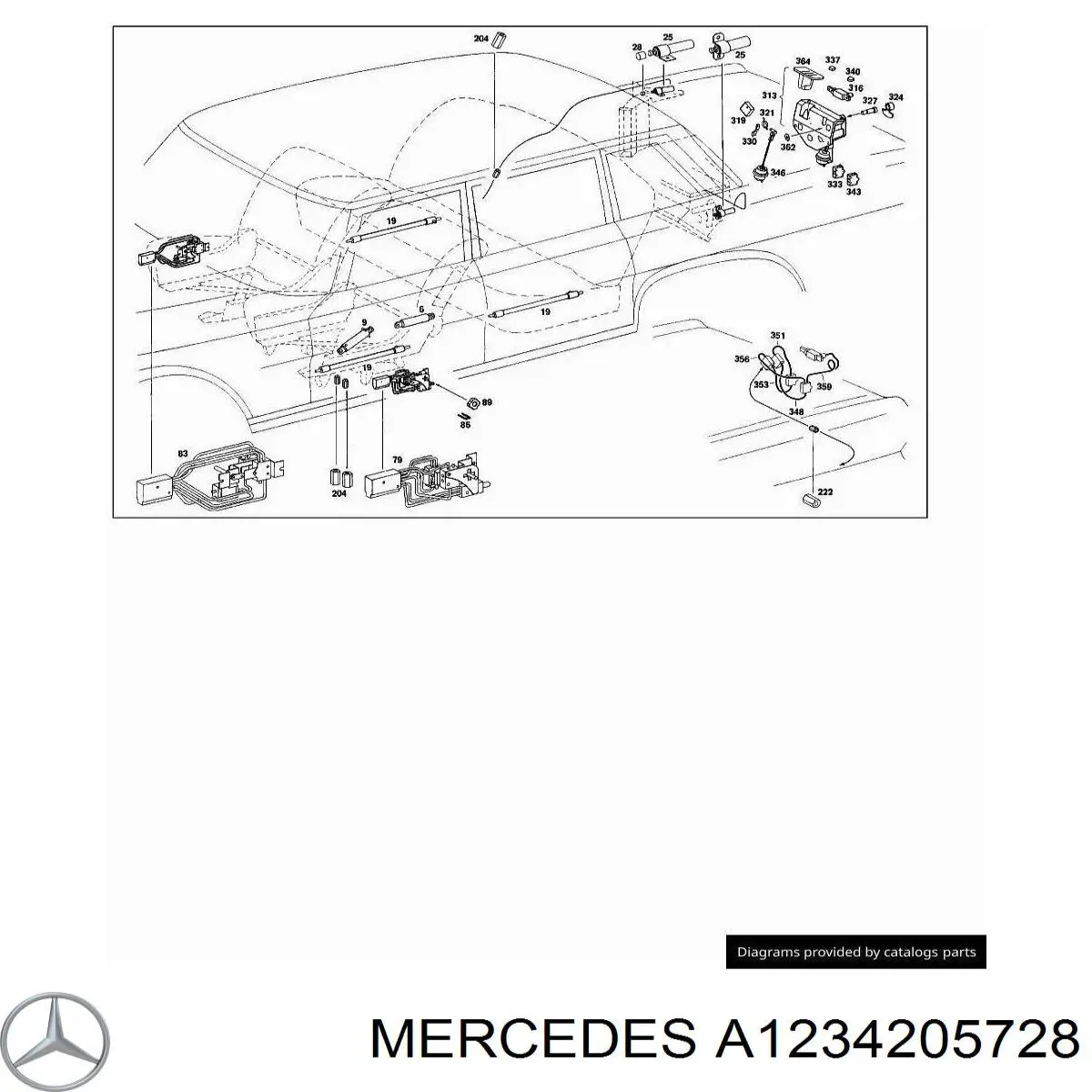  Mercedes A123420572864 ціна, від 68.23 USD