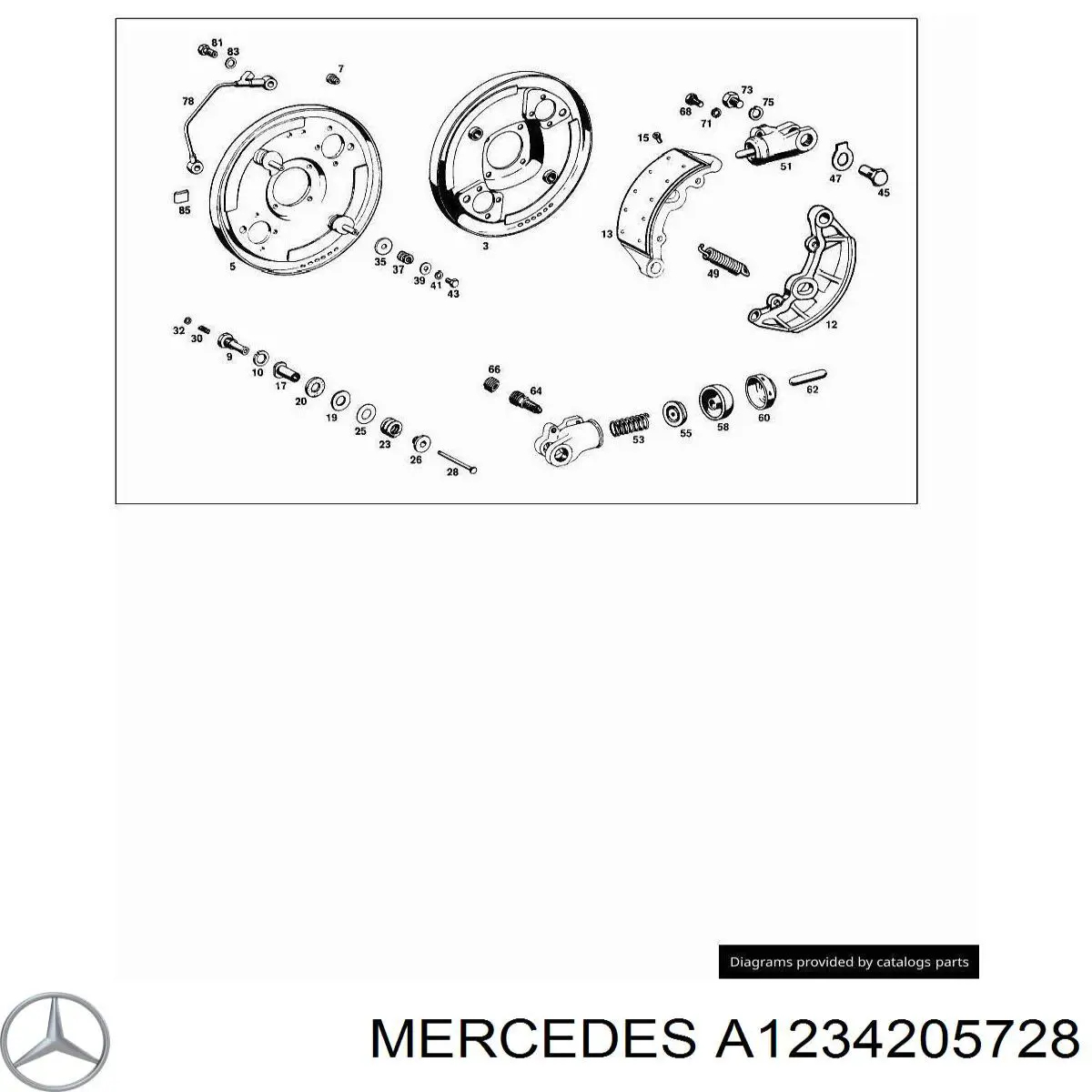 Купити A123420572864 Mercedes 