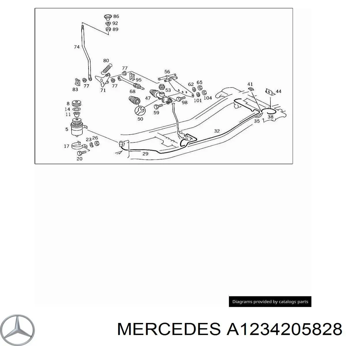 Купити A1234205828 Mercedes 