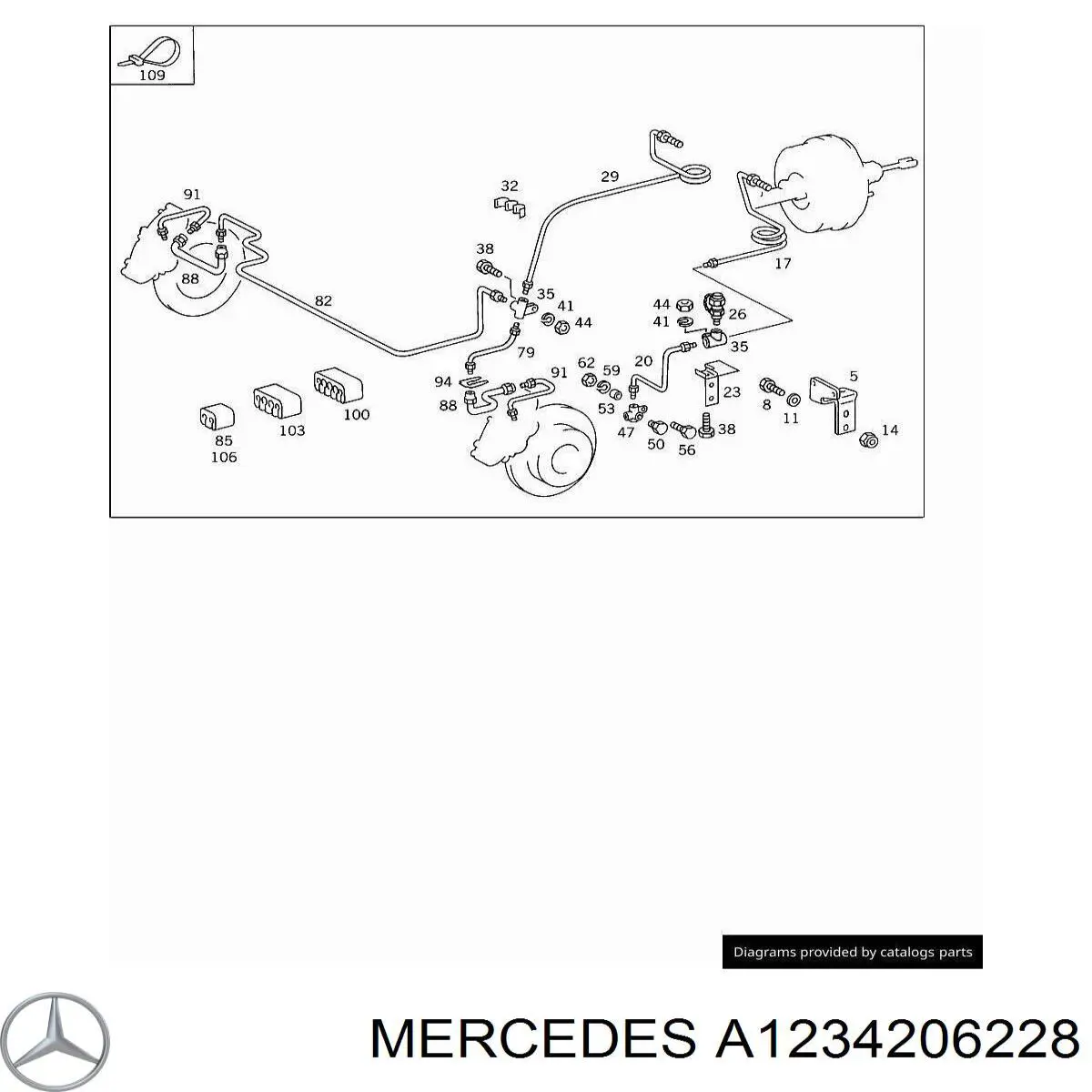  Mercedes A123420622864 ціна, від 35.47 USD