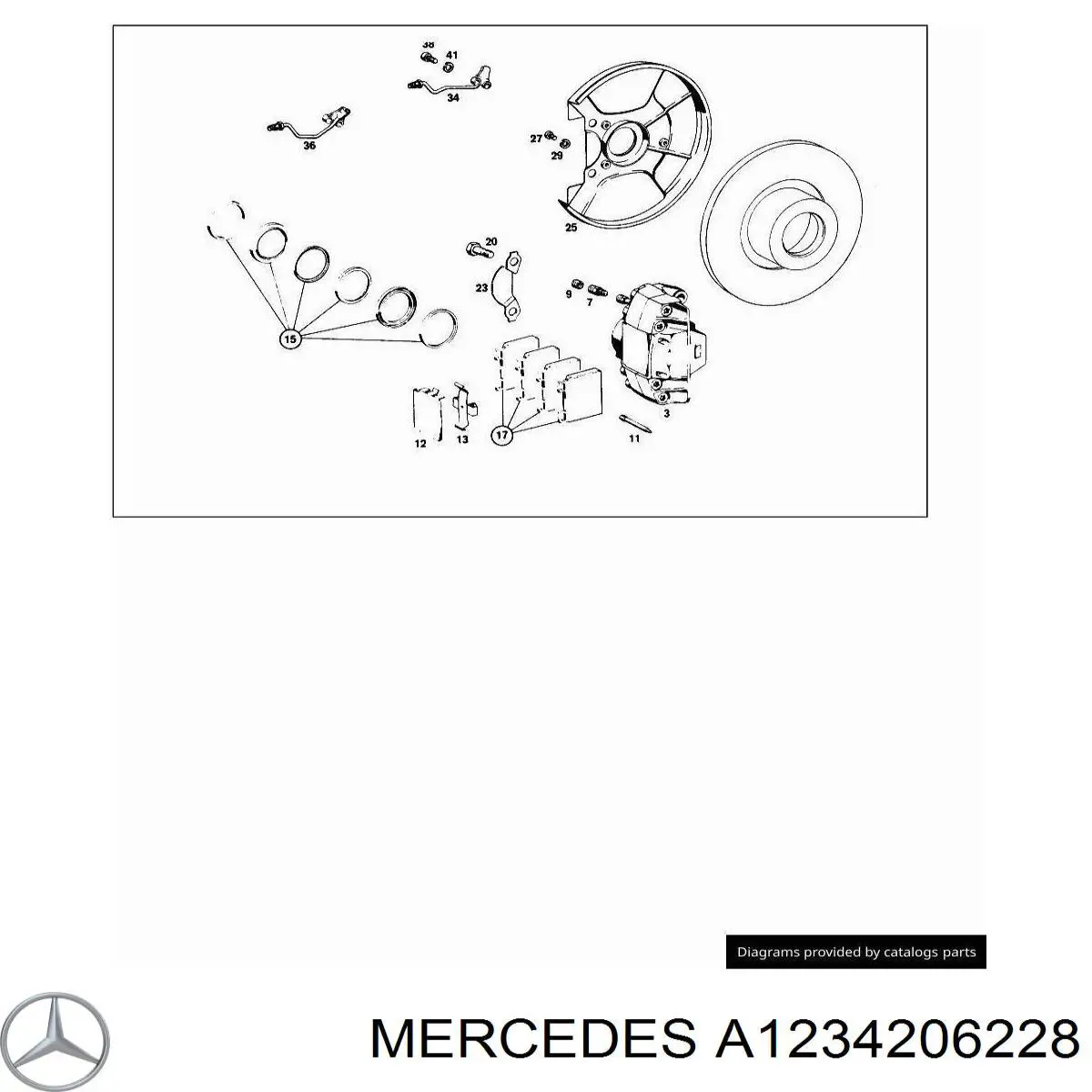 Купити A123420622864 Mercedes 