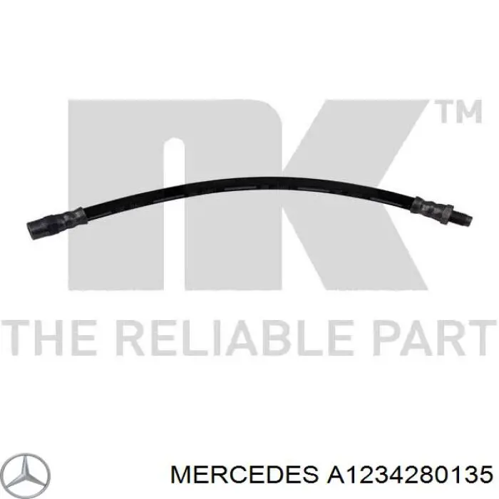 Купити A1234280135 Mercedes Шланг гальмівний задній