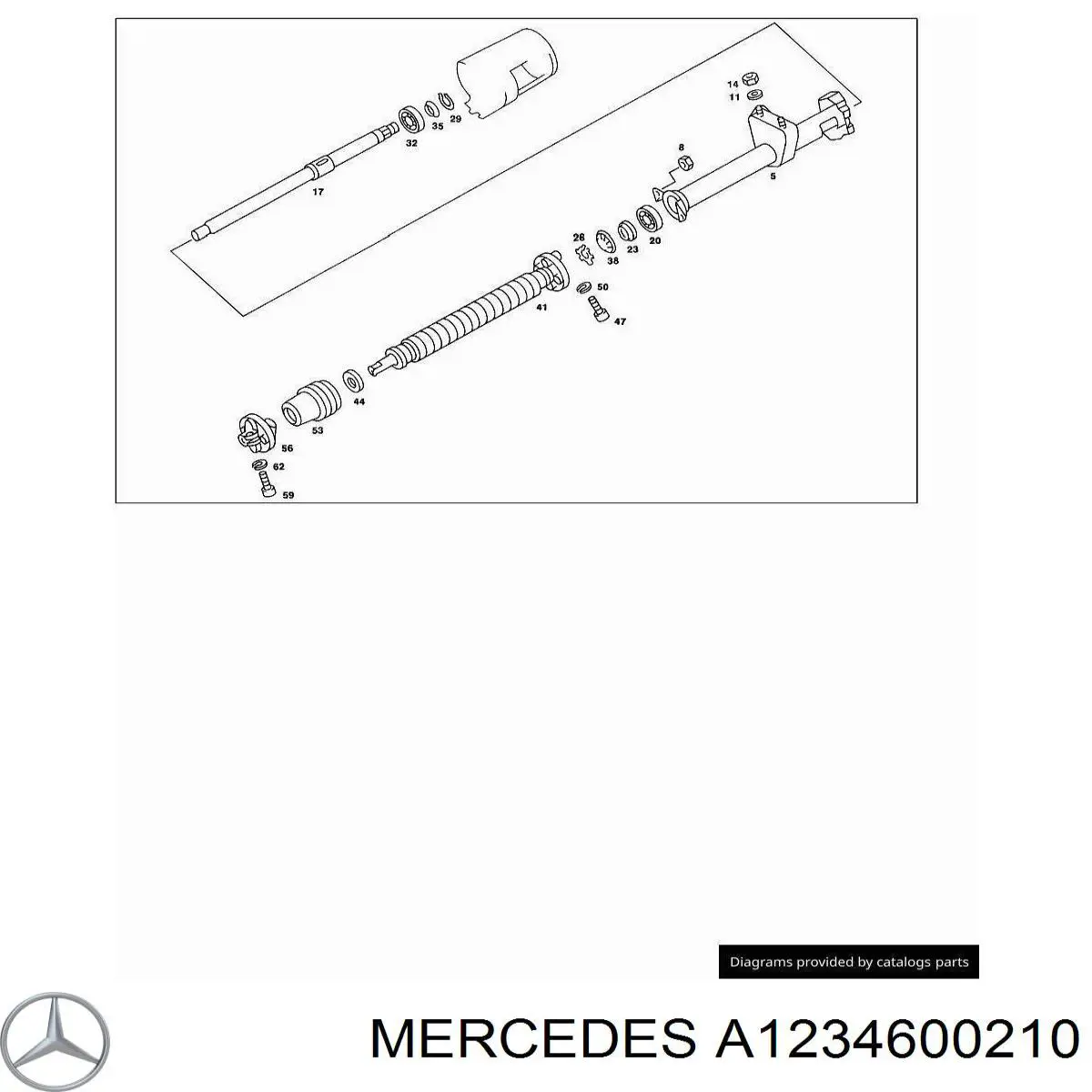  Mercedes A1234600210 ціна, від 12.67 USD