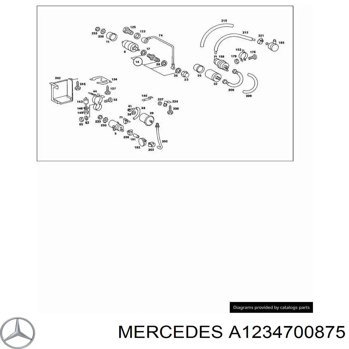 A1234700875 Mercedes 