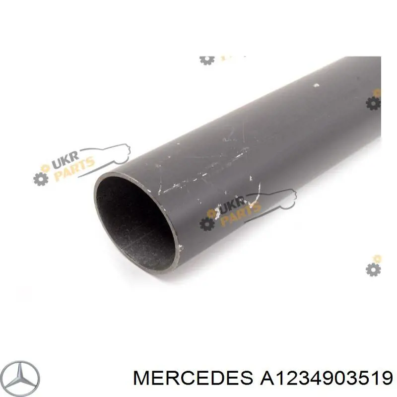 1234903519 Mercedes глушник, передня частина