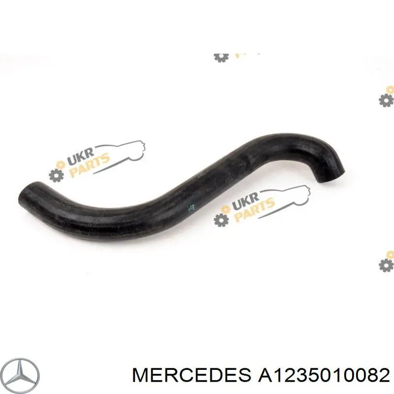 Шланг/патрубок радіатора охолодження, верхній Mercedes A1235010082 ціна, від 17.48 USD