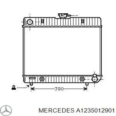 Радіатор основний Mercedes A1235012901 ціна, від 121.55 USD