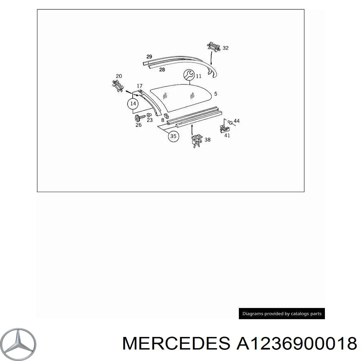 A1236900018 Mercedes 