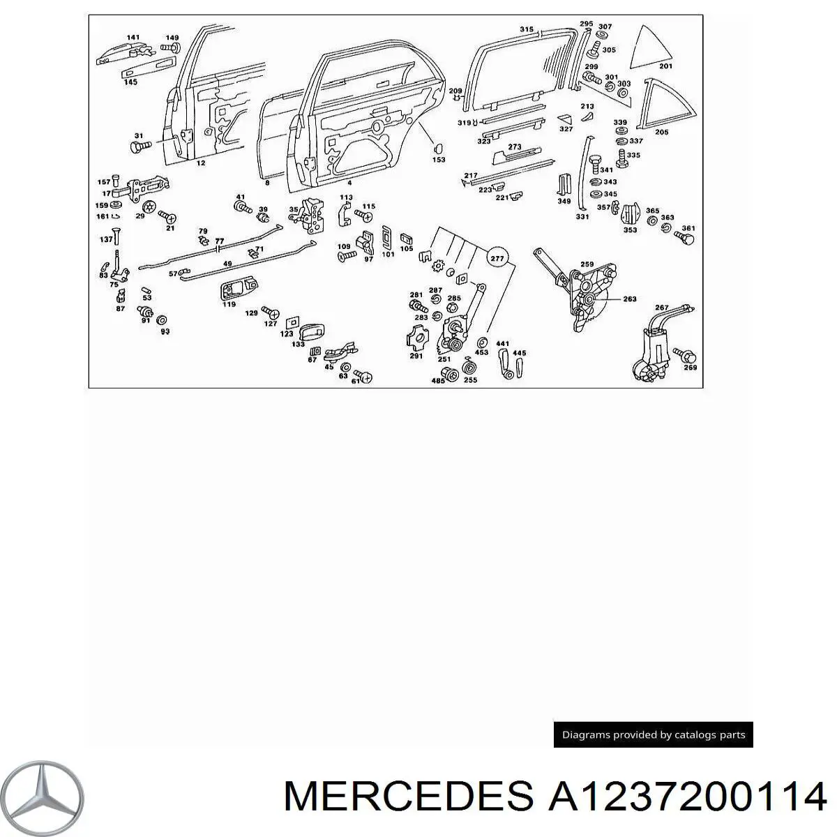  Mercedes A1237200114 ціна, від  USD