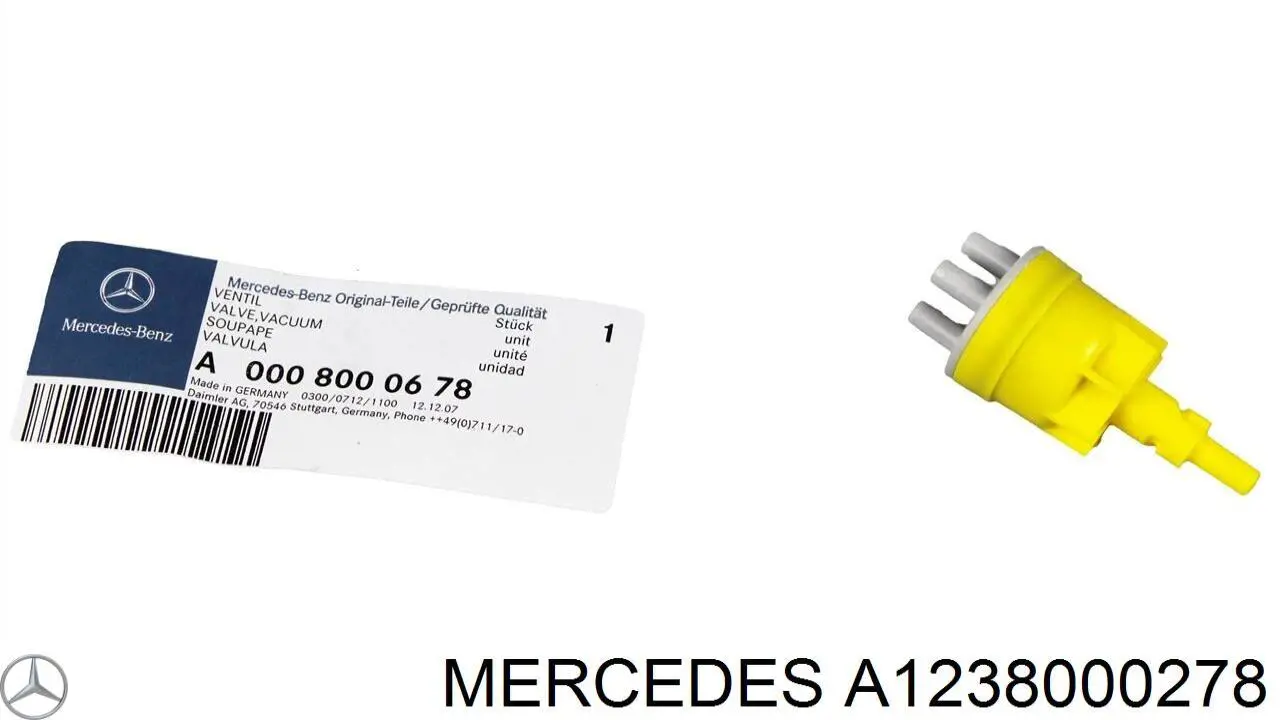 Купити A1238000278 Mercedes Клапан / регулятор холостого ходу