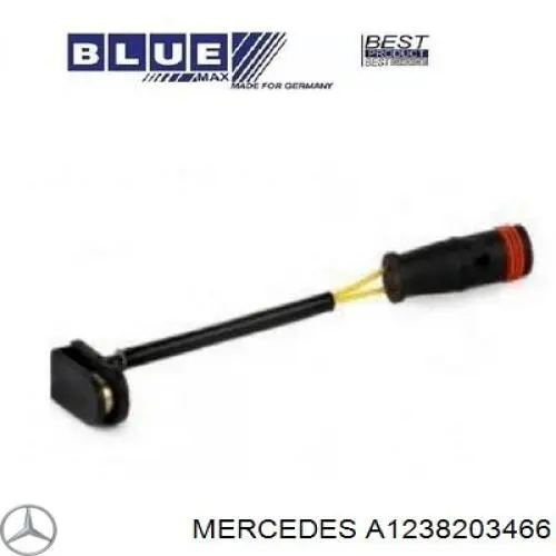 Скло заднього ліхтаря, правого A1238203466 Mercedes