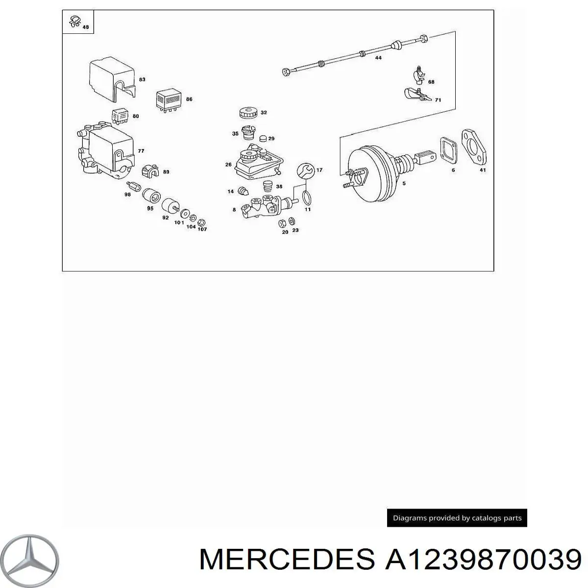 A1239870039 Mercedes 